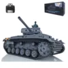 1/16 Heng Long 7.0 Plastic German Panzer III L Gift Remote Control Tank Toys Toucan Model 3848 3849 Machine Gun Sound TH17339 3