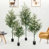 Artificial Olive Branches, Fake Plants, Potted Branches, Office Living Room, Floor-standing Bonsai, Home Decoration 1