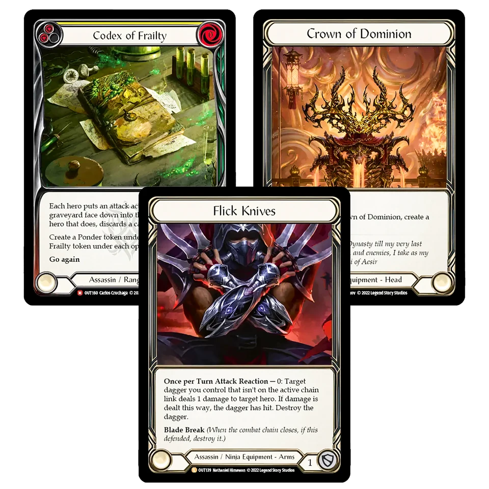 PROXY FAB Foil Cards High Quality Codex of Frailty Crown of