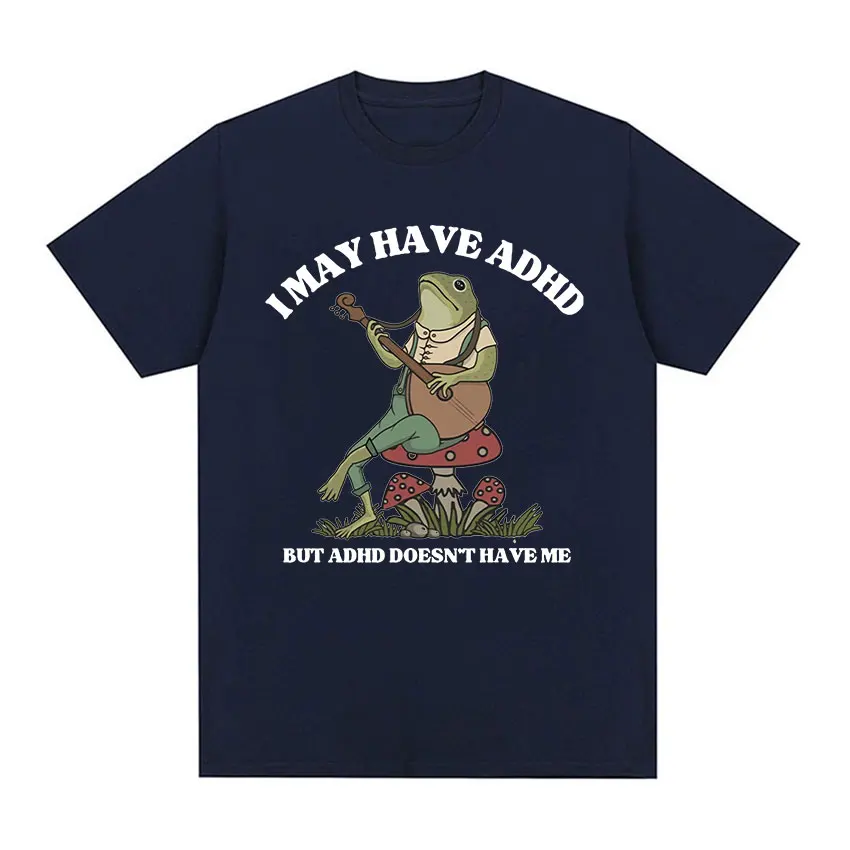 ユニセックス特大コットンTシャツ、iはadhdを持っていますが、adhdには