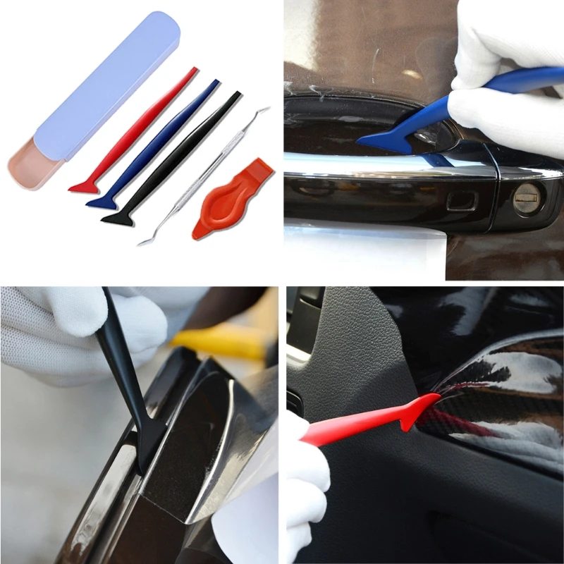 Car Stickers Wrap Vinyl Tools Micro Squeegee Scraper car wrapping tools car sticker remover vinyl squeegee window tinting squeegee automotive film tools
