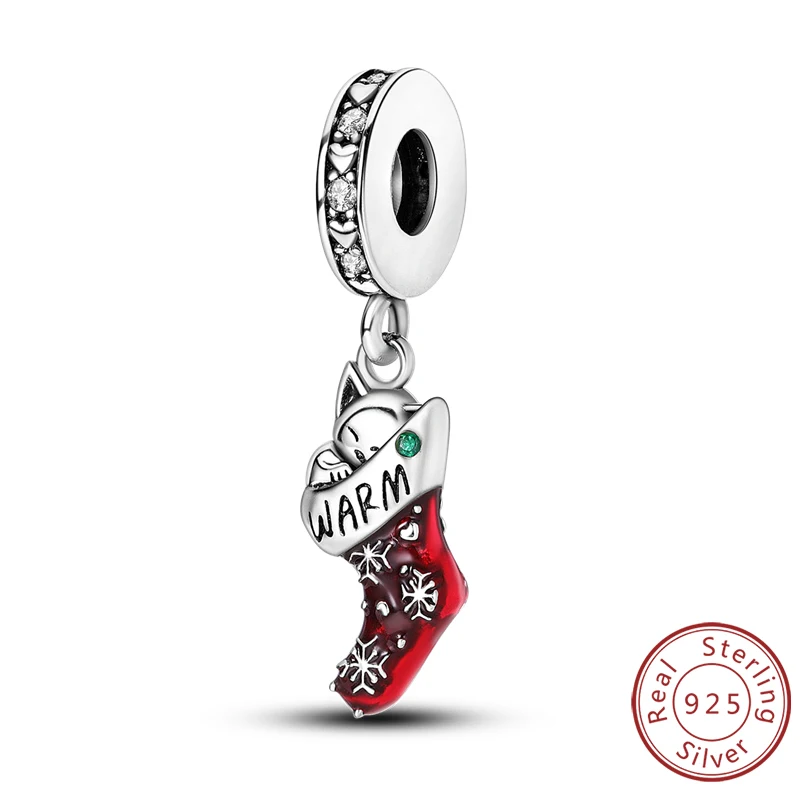 Red Series Sterling Silver Charm - Suitcase, Wine, Heels & Cherry Design