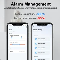 Tuya WiFi Temperature Humidity Sensor Smart Backlight LCD Display APP Remote Control Thermometer Works With Alexa Google Home - Image 6