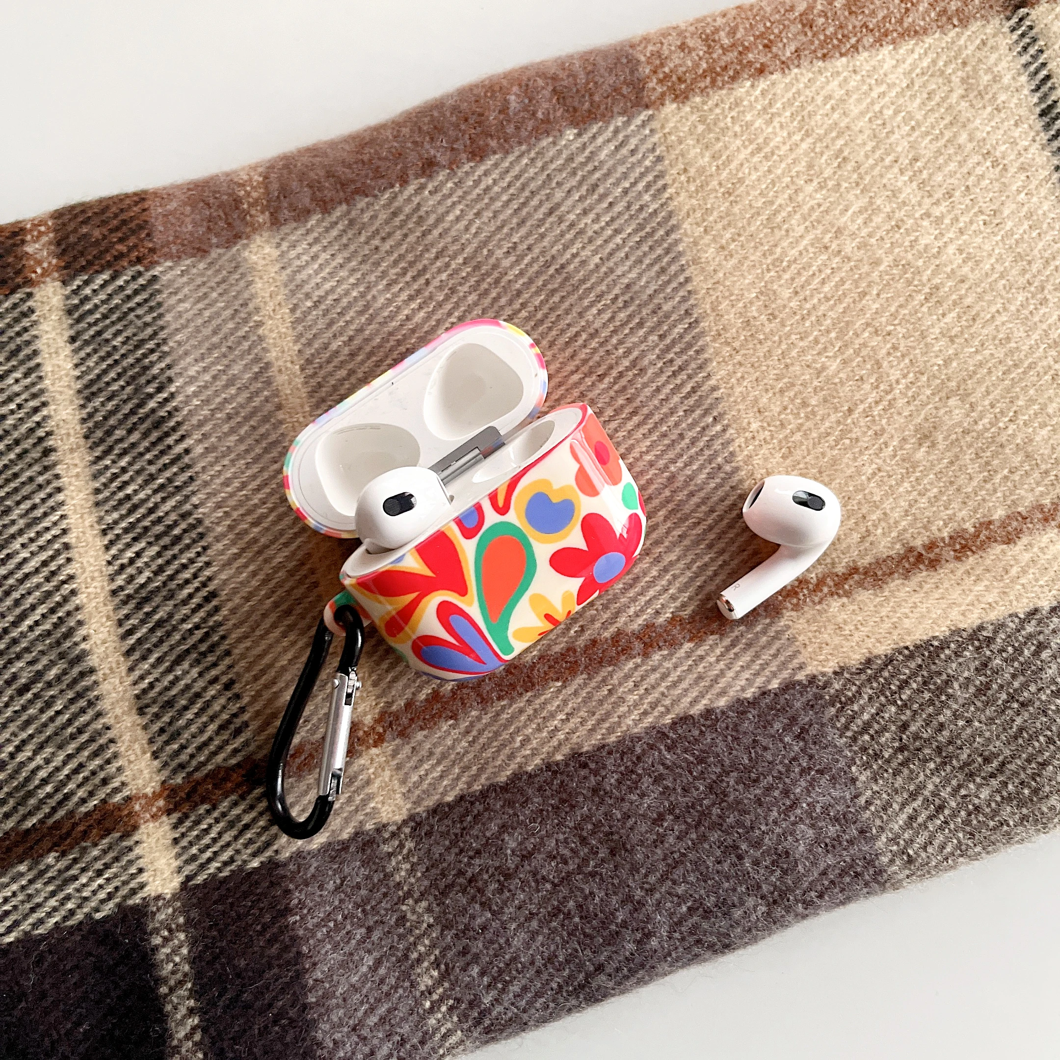 Colorful Flowers Case for AirPods
