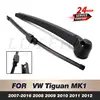 Wiper 13" Rear Wiper Blade & Arm Set Kit For VW Tiguan MK1 2007-2016 2008 2009 2010 2011 2012 Windshield Windscreen Rear Window 1