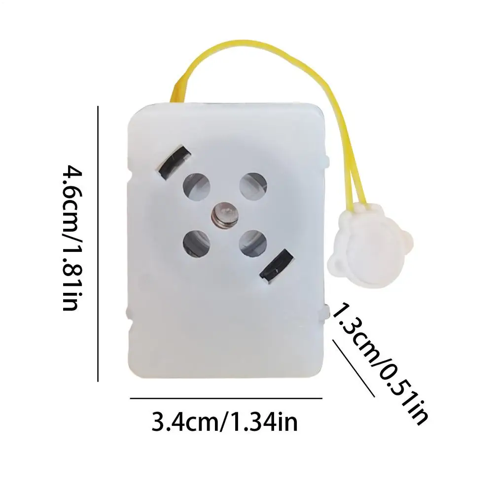 מכשיר הקלטת קופסת קול עם קול ברור עבור חיות ממולאות מודול קול ניתן להקלטה צעצוע רך הודעת קול