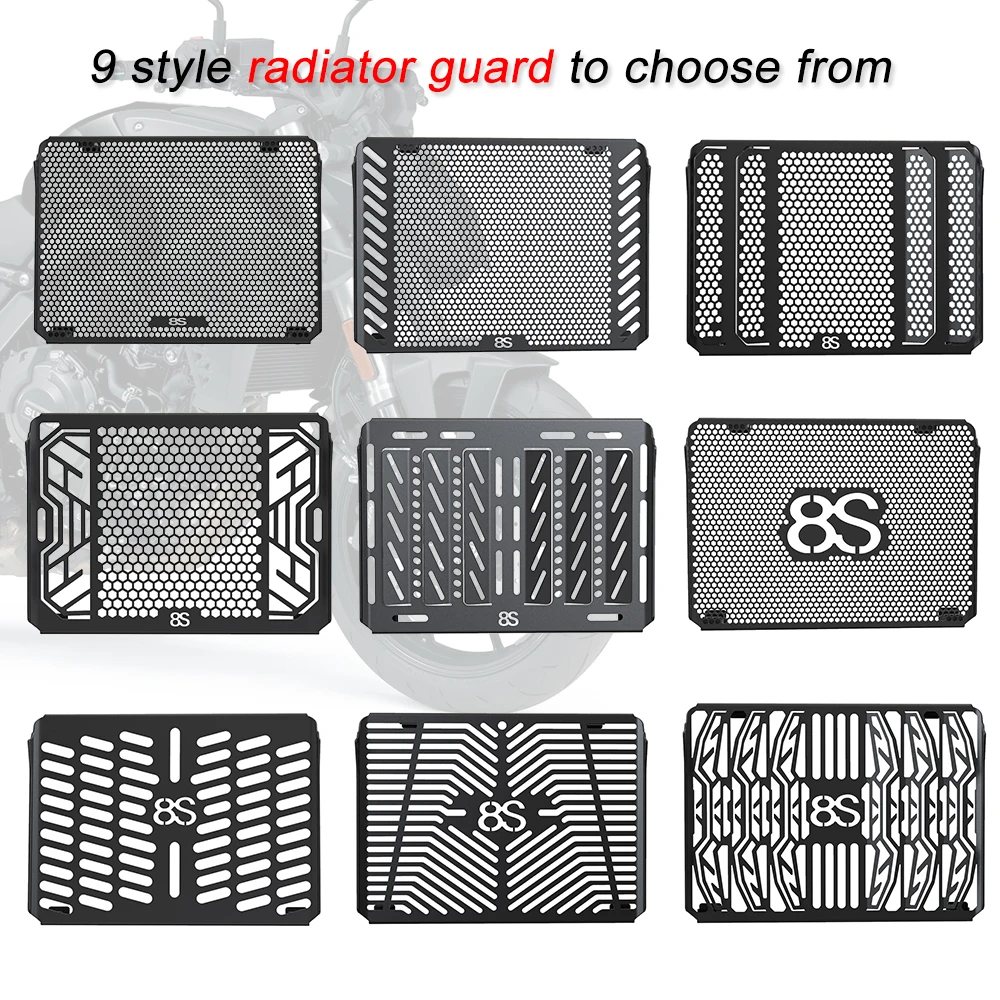 

Motorcycle Parts For SUZUKI GSX-8S GSX 8S GSX8S 2023 2024 2025 Radiator Grille Guard Cover Protector Oil Cooler Grill Protective