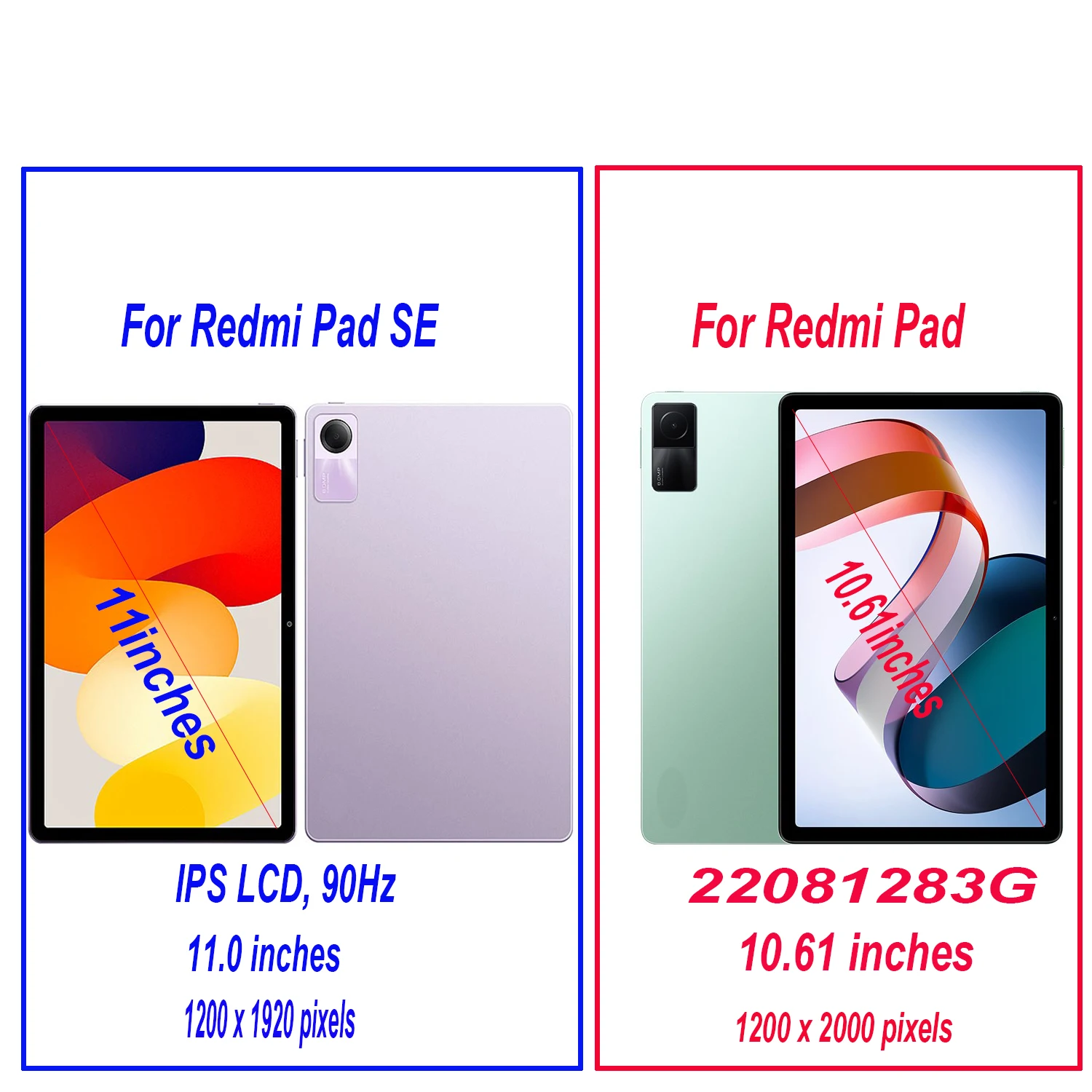 Display Lcd Original para Xiaomi Redmi Pad se Substituição da Tela Sensível ao Toque Montagem Digitalizador 110 em - Imagem 3