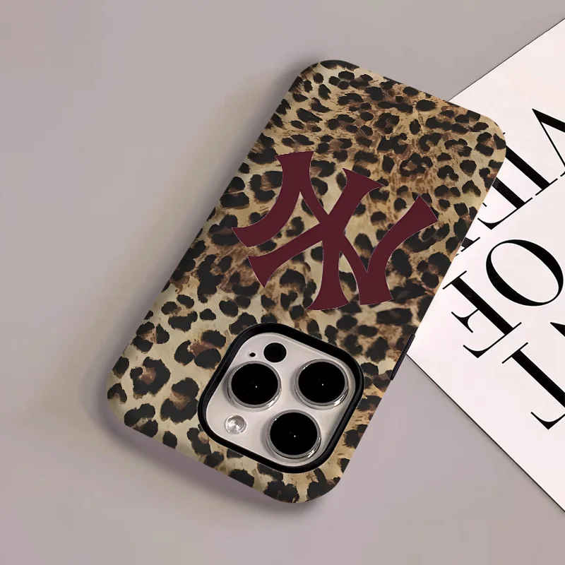 New York Yankees MLB Leather 9FORTY Black Adjustable New Era