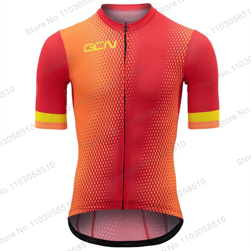 thumbnail image 1 of Nuevo conjunto de maillot de ciclismo GCN 2024 para hombre, ropa de ciclismo, camisetas de bicicleta de carretera, traje de bicicleta, pantalones cortos con tirantes, ropa de equipo profesional MTB, m, 1 of 5