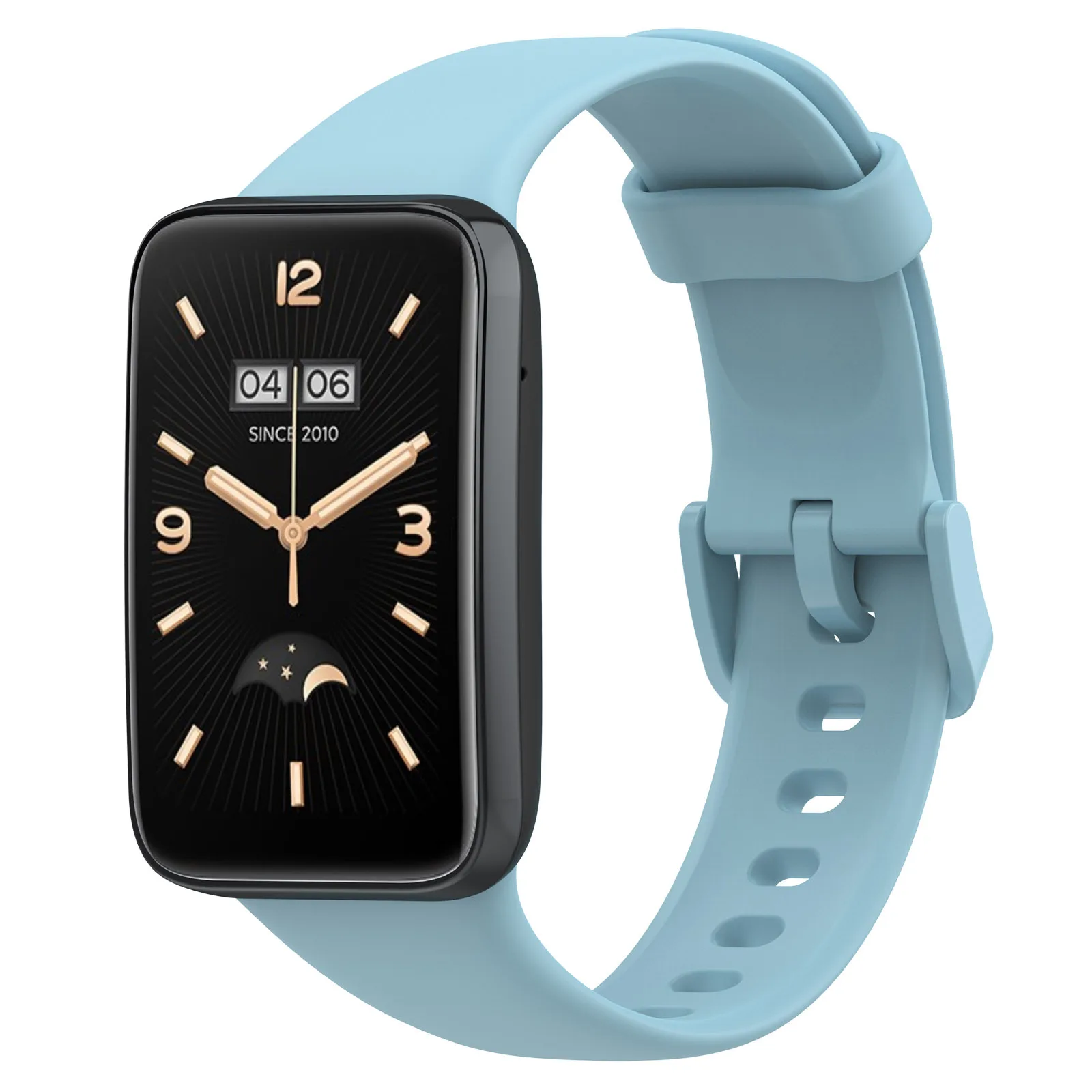 Premium Silicone Sport Strap for Fitness Watch - Soft Replacement Bracelet Strap