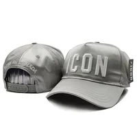 2022 Brand Fashion ICON Letter Cotton Mens Baseball Cap Women Snapback Hat Dad Hat Cotton Bone Trucker Cap 1