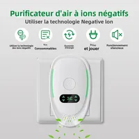Purificateur d'air électrique enfichable, ioniseur d'air négatif, Mini purificateur d'anions, générateur d'ions négatifs, ionique silencieux, plus frais, nettoyage de l'air 4