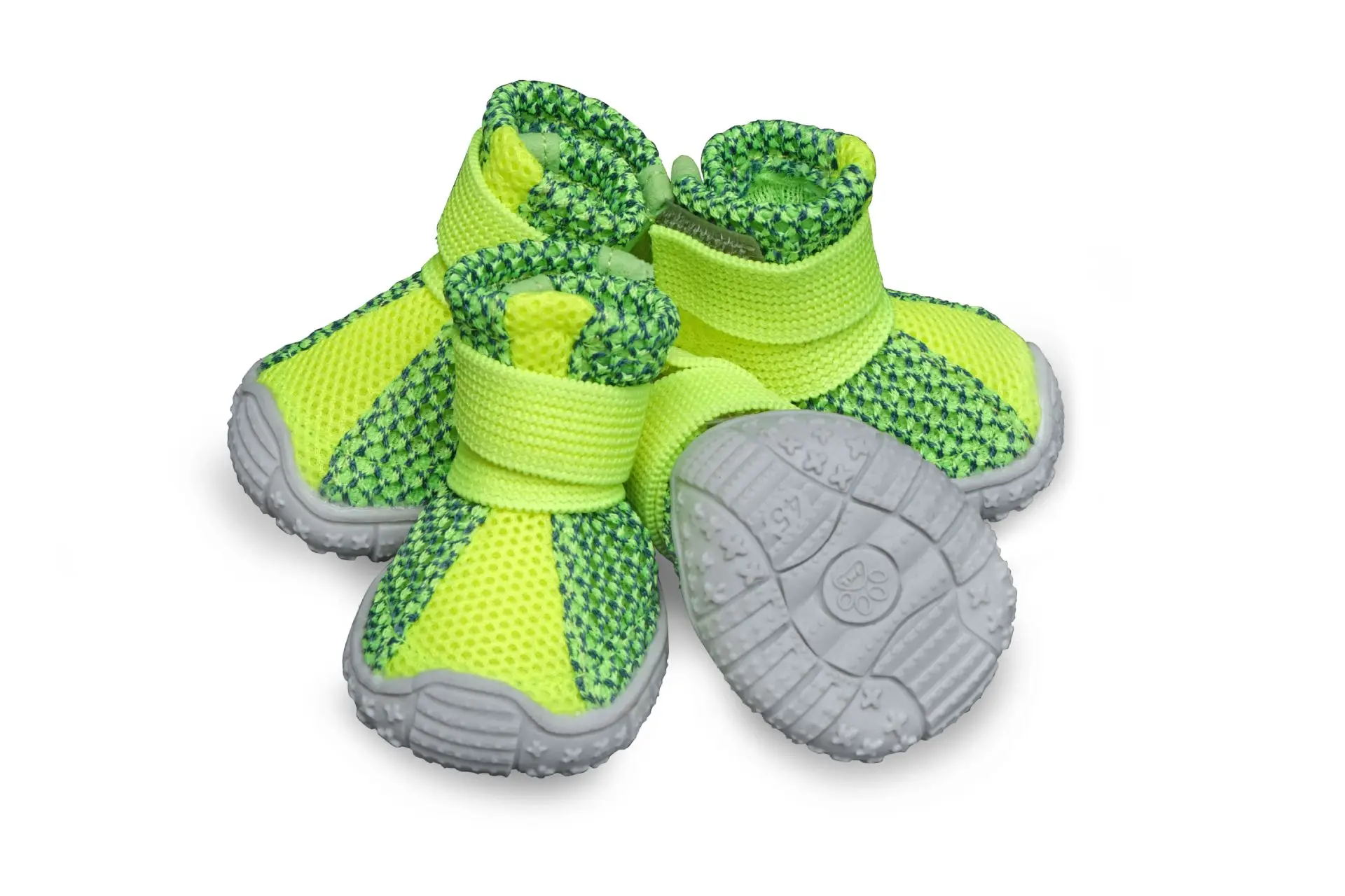 Bequeme, atmungsaktive Mesh-Hundeschuhe, einfach anzuziehende Haustier-Fußbekleidung für Welpen und kleine Hunde – Detail 15