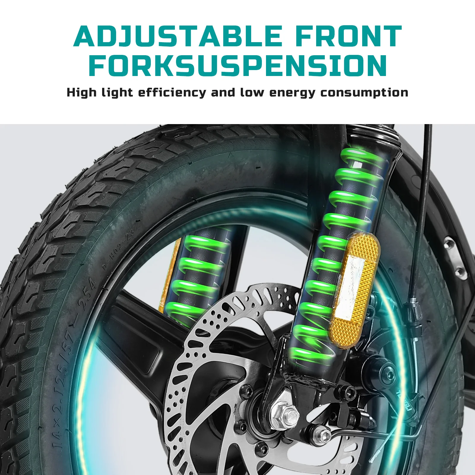 Adult Electric Bike, 20 MPH,560W Motor,48V Removable Battery,14inch Folding Electric Bike,Maximum 32 Miles,1Year Warranty Ebike 5