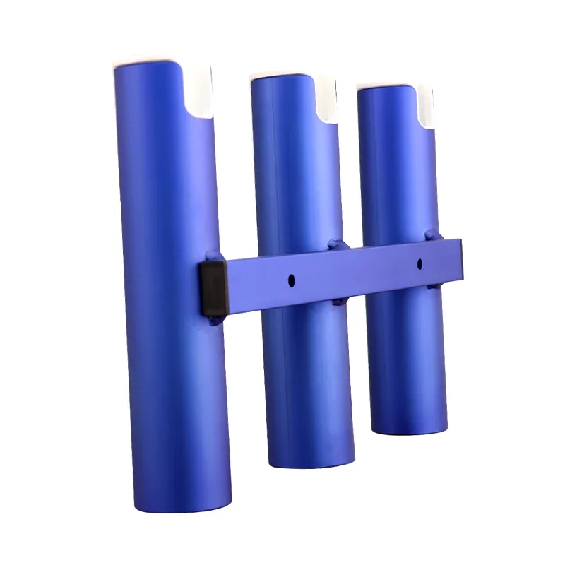 Aluminium 4 Link 3 Tube Fishing Rod Holder For Marine Boat Yacht RV