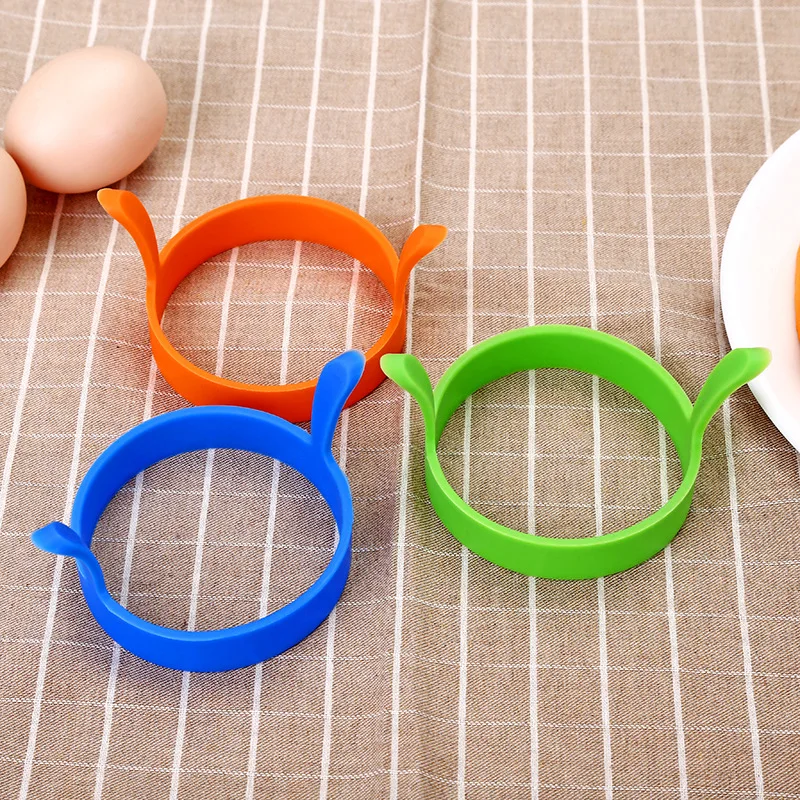 Round Silicone Fried Egg Mold Kitchen Accessories egg poacher silicone egg poacher