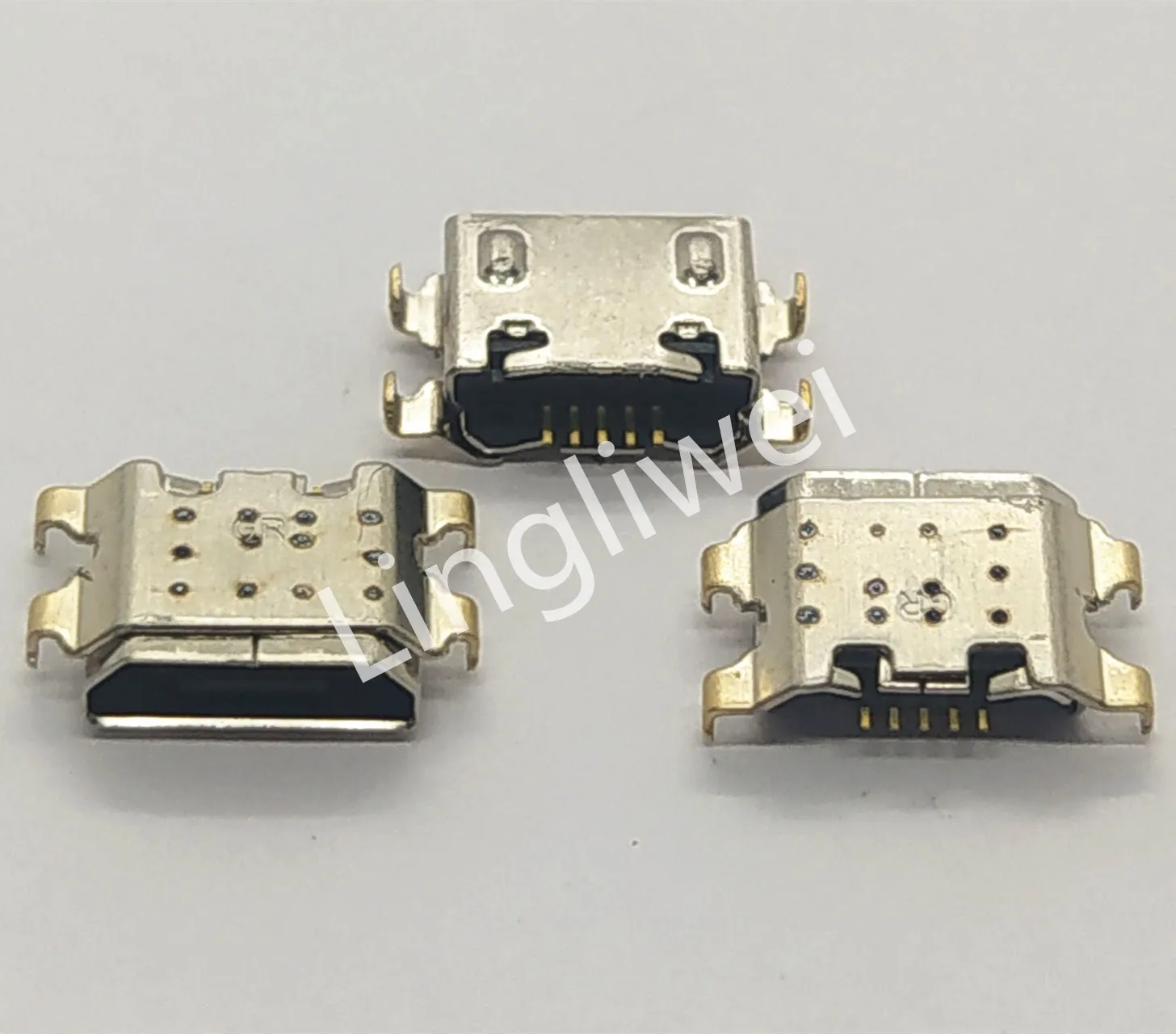 10-100pcs For LG K22 K12 K12 Plus K40 Q60 LMK200 Redmi 9A 9C A01 A03 core Micro USB Connector Charging Port Dock Plug Socket
