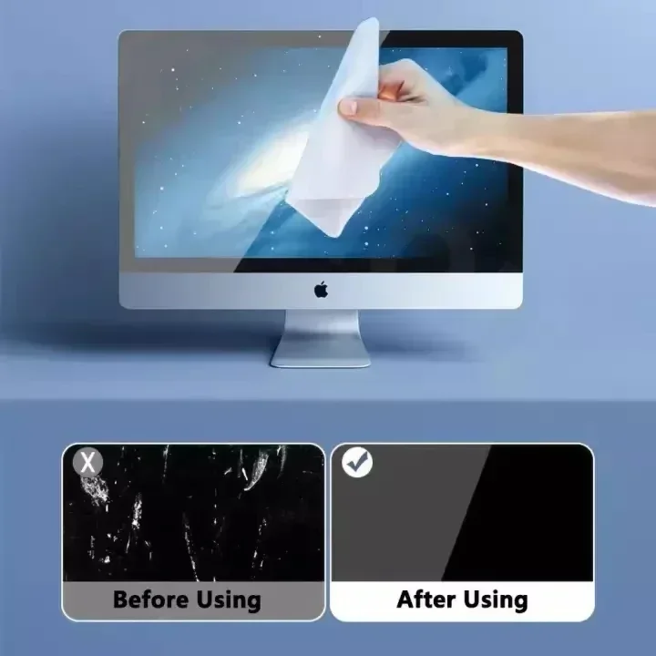 Polishing Cloth For Apple iPhone 16 15 iPad Air Macbook Air Screen Display Camera Polishing Cleaning Wipe Cloth For Xiaomi