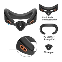 New Comfortable Adjustable Facial Replacement PU Leather Foam Bracket For Meta Quest 3S Interface Pad Cushion VR Accessories - Image 3