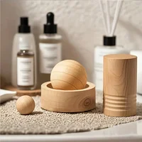 Car & Home Essential Oil Diffuser - Made of Wood Mini Cute Natural Fragrance Diffuser Suitable for Bedroom Living Room Bathroom 5