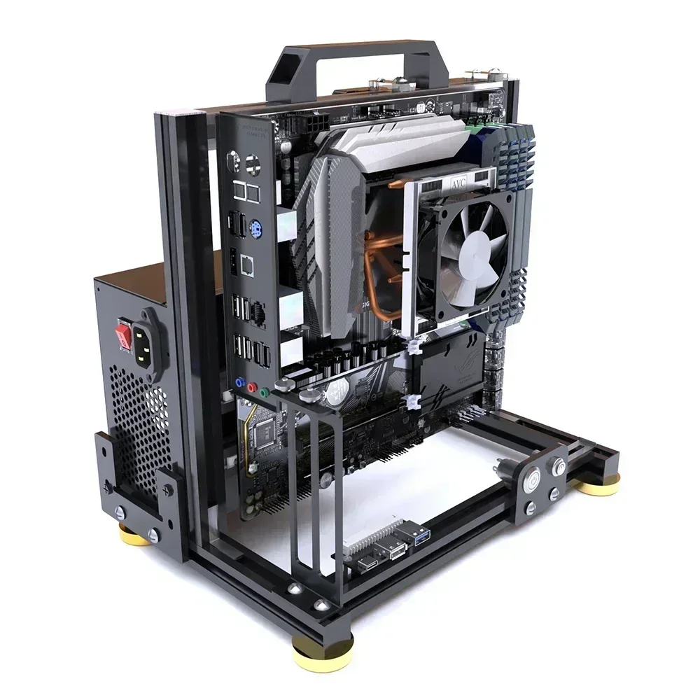 DIY ITX MATX ATX Open PC Case Frame Rack,MOD Creativity