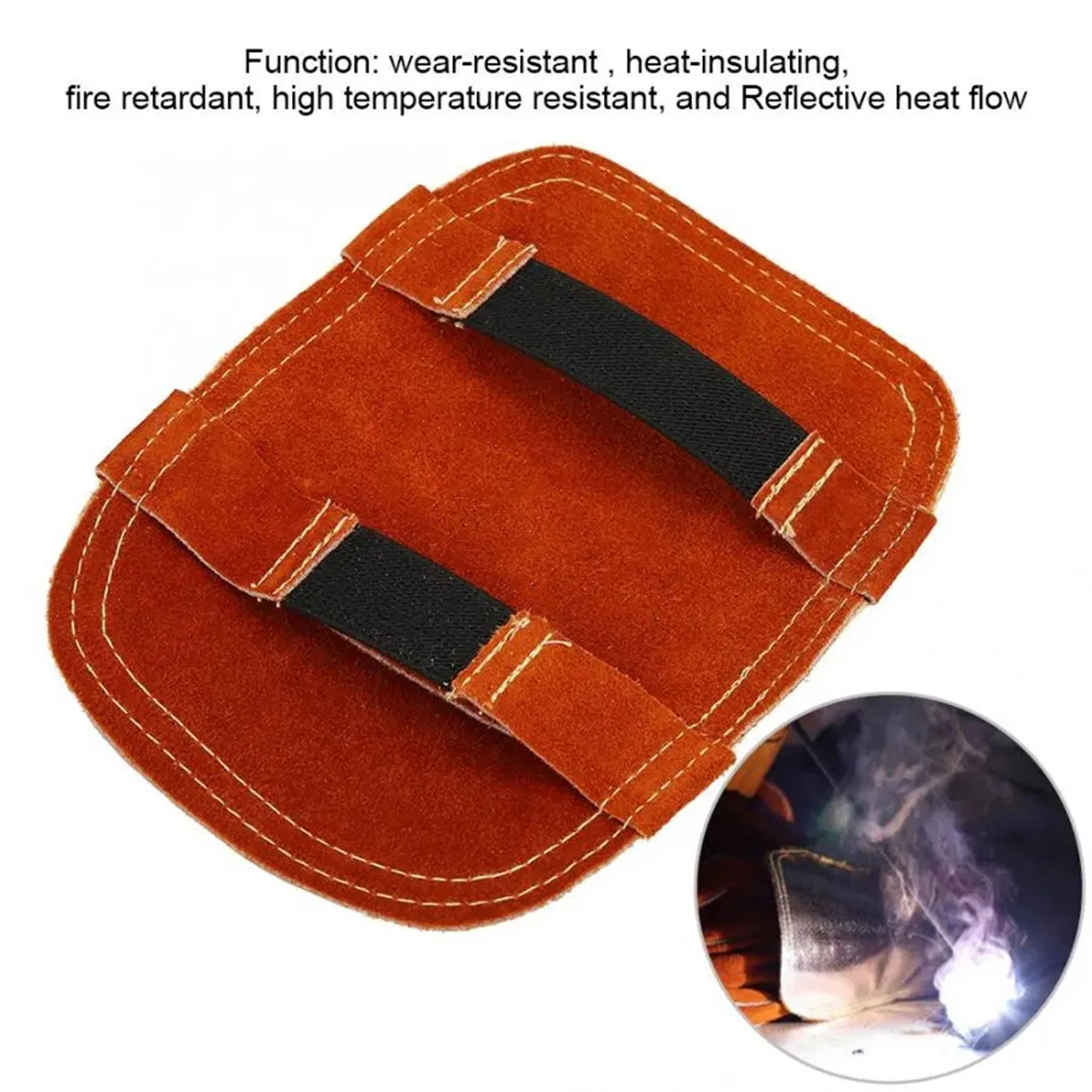 Fireproof Gloves Pad Welding Hand Pad Welding Glove Heat Shield work gloves protective gloves flame retardant gloves For Cutting Camping Welder Furnace Metal Smelting