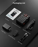 BOBLOV 4K GPS Body Mounted Camera 128GB Video Recorder 180° Rotate Camera 4000mAh Battery for 15 Hours Recording Bodycam - Image 6