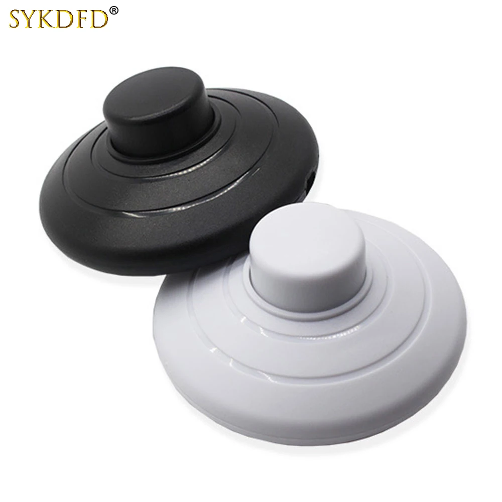 1 Pz Vendita Calda 317 Lampada Da Terra Interruttore A Pedale On Off A Metà Tondo Pulsante Di Ripristino Del Piede Interruttore Online 69*30*24.5Mm