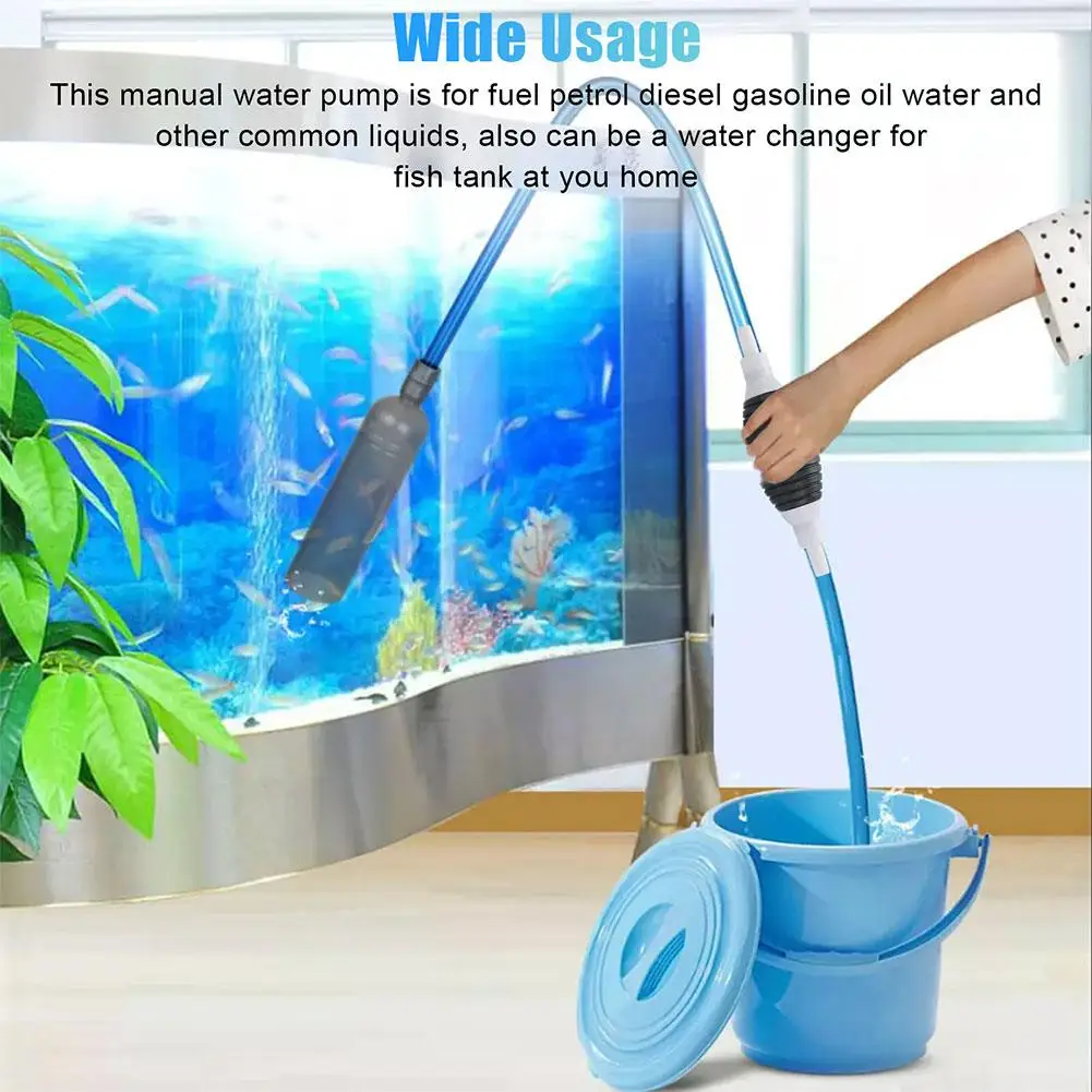 Universal Car Fuel Pump Hand Gas Oil Pump Manual Suction Pipe Pumping For Boat Liquid Petrol Tuning Car Engine Fuel Pump