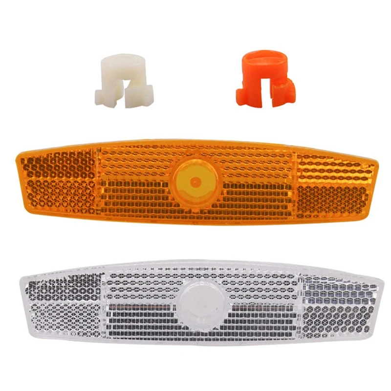 4pcs/set Bike Bicycle Spoke Reflector Safety Warning Light Safety Wheel Rim Reflective Lamp Mount Vintage Clip Tube Reflector bike accessories