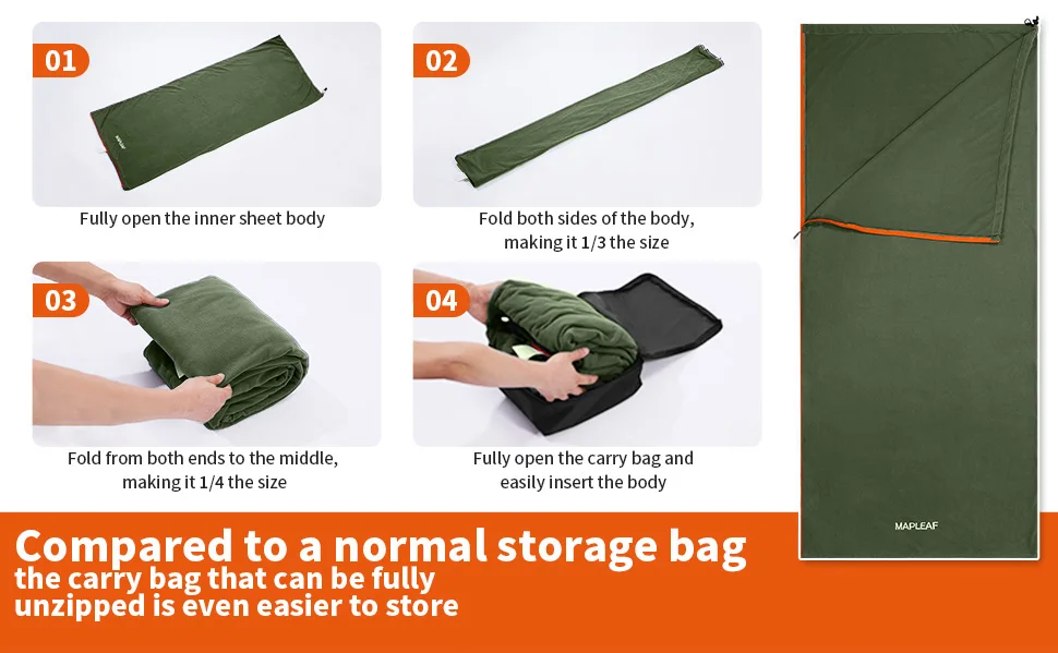 Fleece Sleeping Bag Liner 13