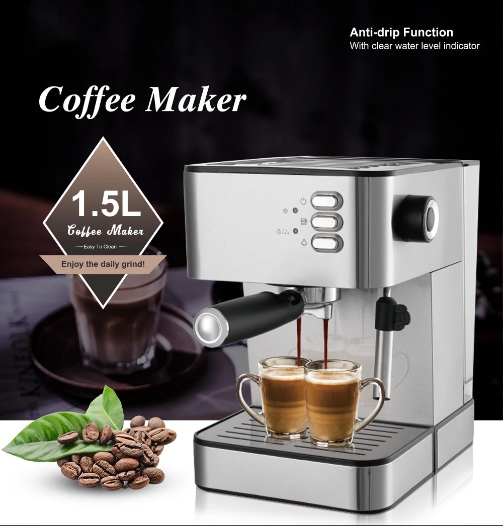 RAF 19bar Coffee Maker Espresso maker SemiAutomatic Pump Type