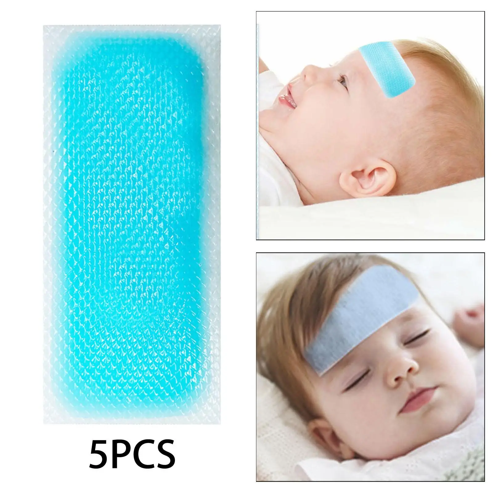 Baby Cooling Fever Discomfort Instant Cooling Soothe Pain Lower Temperature  Cool Headache Pad Fever Down Plaster