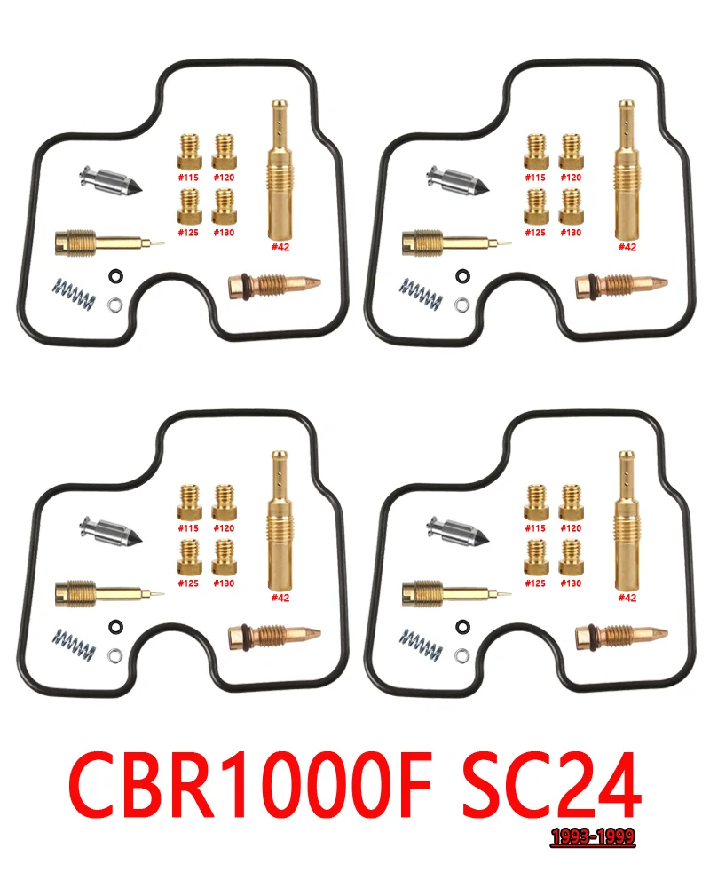 Kit Di Riparazione Carburatore Honda Cbr1000F Sc24 Cbr 1000 Dual Cbs Carb Float Parts