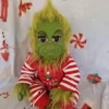 Christmas Plush Doll Green Monster Doll Christmas Grinch Baby Toys Soft Christmas Decorations Plush Toy Children Doll Xmas Decor 2