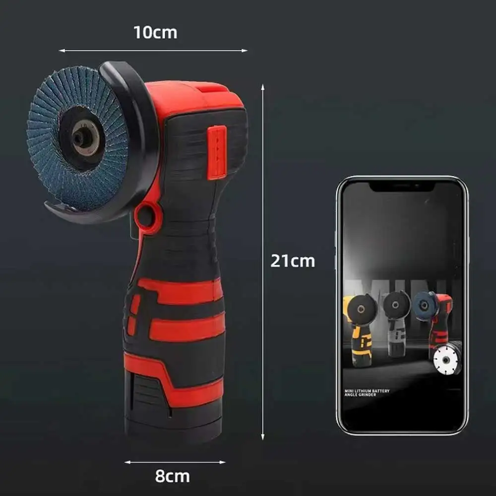 

Ручная миниатюрная бесщеточная электрическая угловая шлифовальная машина 16,8 в полировальная машина Литиевая маленькая Бытовая промышленная резка