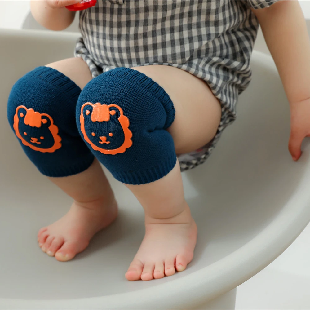 Kids Non Slip Crawling Elbow Infants Toddlers Baby Accessories Smile Knee Pads Protector Safety Kneepad Leg Warmer Girls Boys