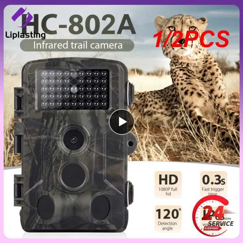 

1/2PCS Outdoor Trail Camera 20MP 1080P Waterproof Wildlife Hunting Scouting Game Infrared Night Surveillance Trap
