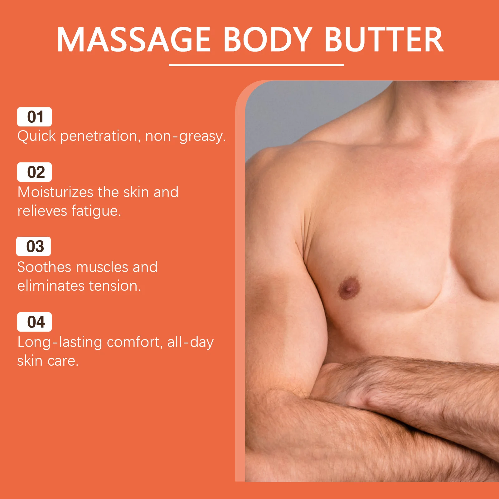 Body Soothing Care Cream - Nourishes & Protects, Ideal for Massage Application, Relieves Discomfort, For Daily Body Care