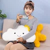 Cuddly Star Pillow with Legs Plush Stuffed Smiling Sun Moon Cloud Cushion Home Office Chair Cot Emotional Decor Christmas Gift 2