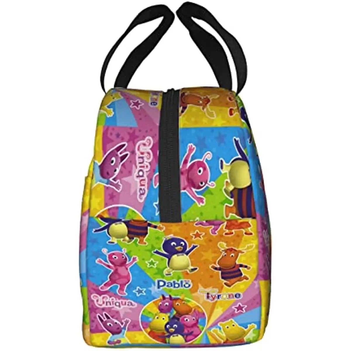 The Anime Backyardigans Large Lunch Bag with Pocket for Work, College, Office, Picnic, Outdoor