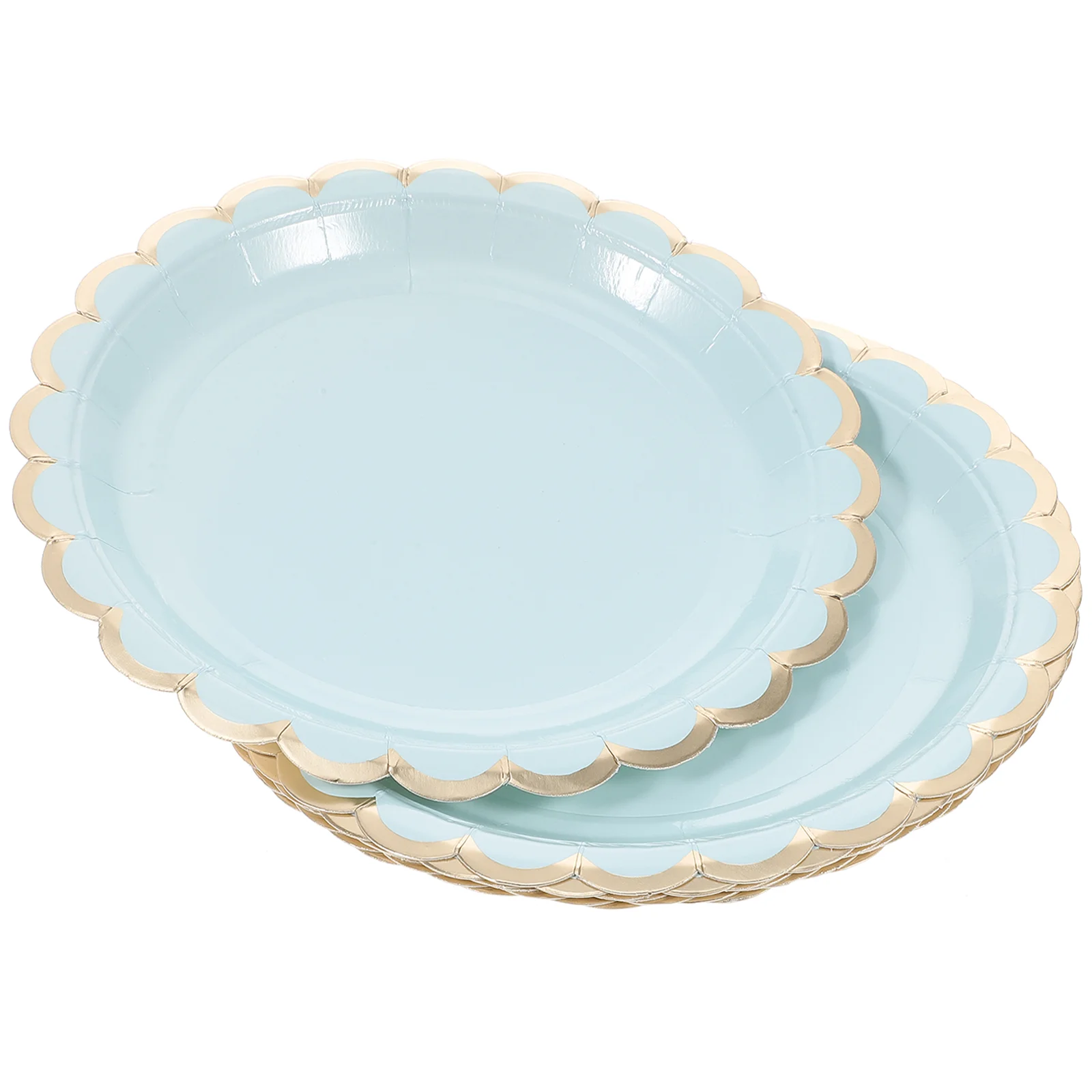 8pcs Disposable Plates Premium Quality Paper Plates For Supplies Carnival Disposable Tableware Home Kitchen Dining Bar