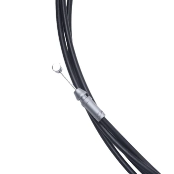 Trunk Lid Release Cable Replacement Set 1pcs Auto Parts Black Car Accessories Kit Metal Plastic Easily Install 1