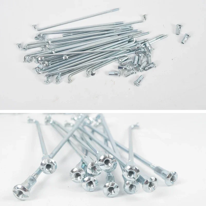 Fahrradspeichen 12G Mit Nippeln - 40 Stück Stahl Speichen 170-305 Mm