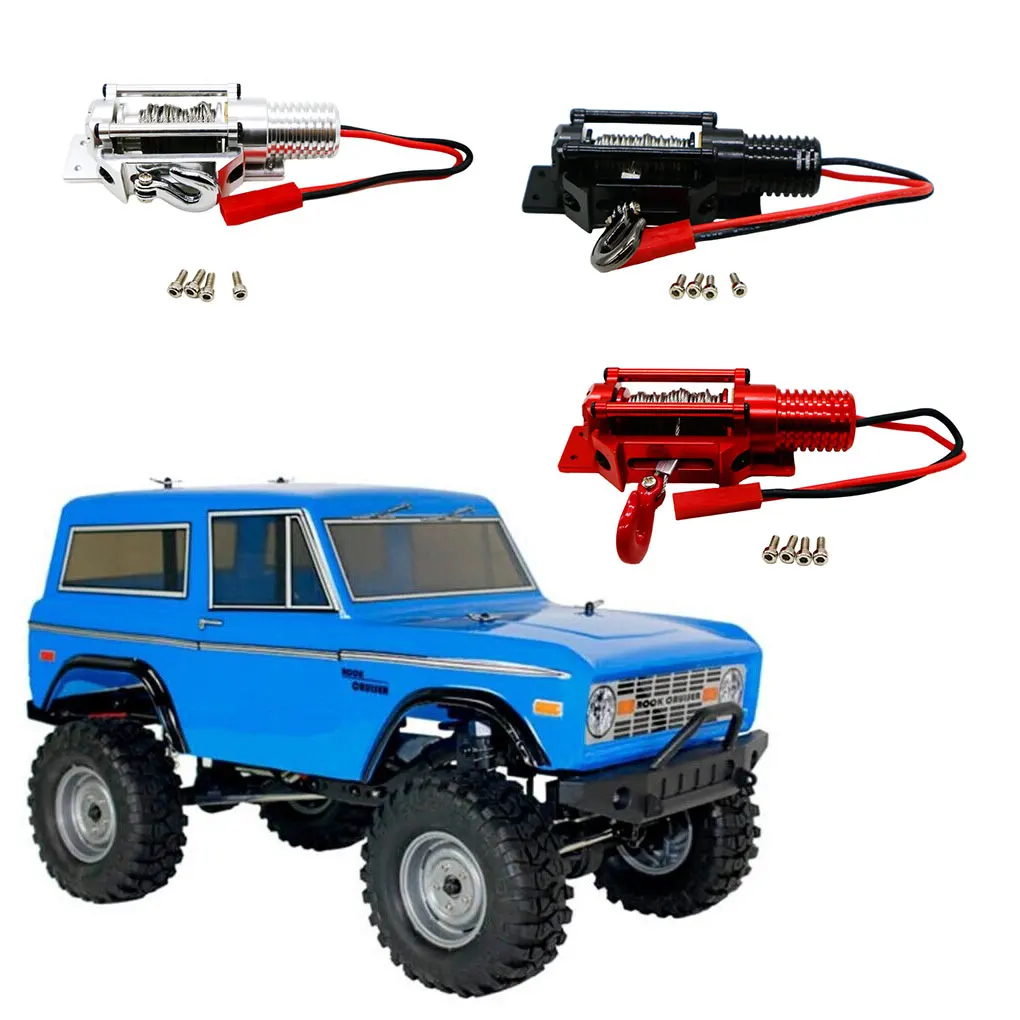 

Metal Winch Performance Of RC Car With Durability And Style Easy To Install Machined Winch