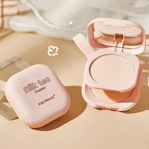 Waterproof Loose Powder Sweatproof Long-lasting Oil Control Pressed Powder Lightweight High Coverage Face Makeup Women