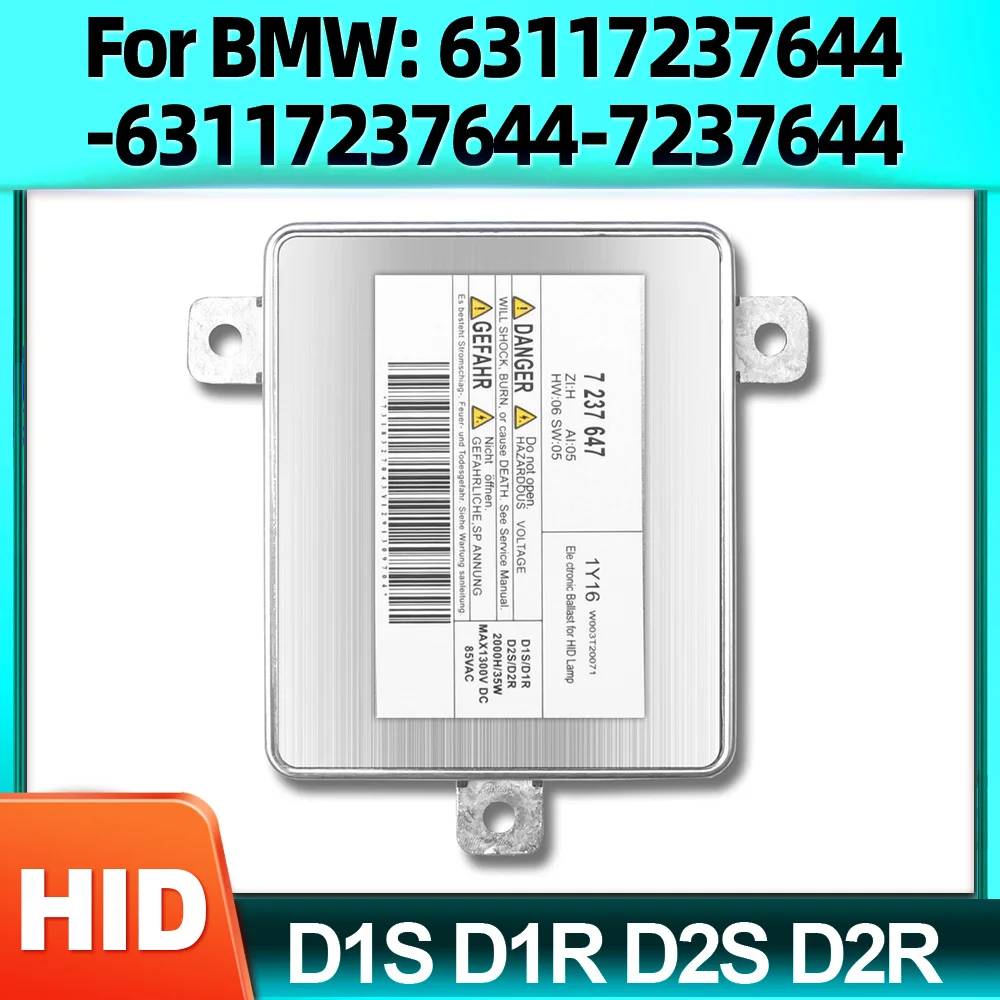 

35W Xenon Headlight Ballast Driver Module D1S D1R D2S D2R Xenon Ballast OEM 7237647 For BMW: 63117237644-63117237644-7237644