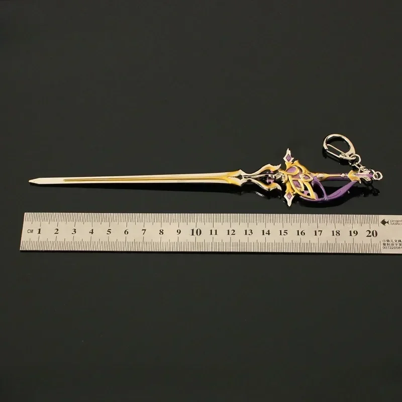 21cm Genshin Impact Game Clorinde Absolution One-Handed Sword Weapon Model Peripherals Manga Action Figure Birthday Gifts Toys