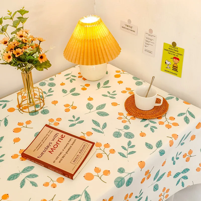 

A-44 wholesale Nordic tablecloth waterproof, oil-proof, anti-scalding, no-wash Internet celebrity ins rectangular tablecloth cof